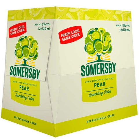 Somersby Pear Cider 330mL Bottles 12 pack