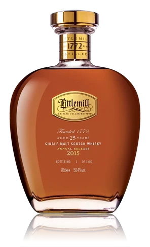 Littlemill 25YO Anniversary Release 2015 750ml 50.4% 700ml + 50ml