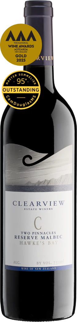 Clearview Estate Two Pinnacles Reserve Malbec 2024 750ml