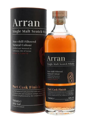 Arran Port Cask Finish Single Malt Scotch Whisky 700mL