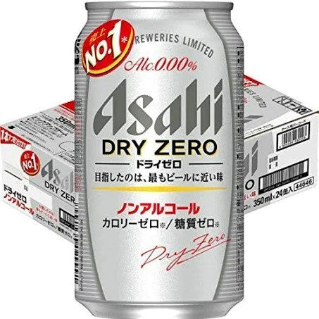 Asahi Dry Zero 350mL Cans 6 pack