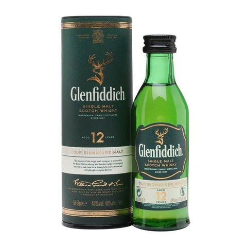 Glenfiddich 12yo Single Malt Scotch Whisky 50mL
