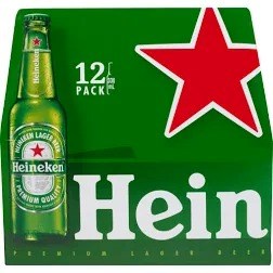 Heineken Beer 330mL Bottles 12 pack