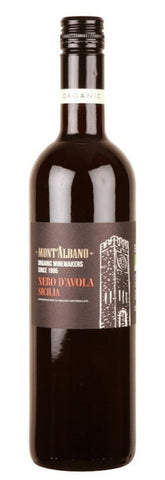Mont'Albano Nero D'Avola Sicilia Organic Wine DOC 2019 750mL