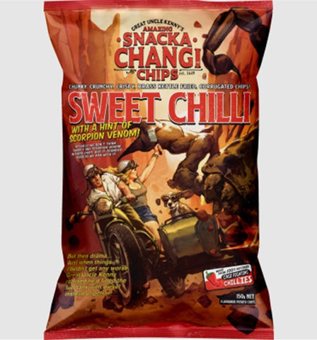 SnackaChangi Sweet Chilli Chips 150g