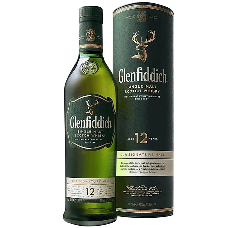 Glenfiddich 12yo Single Malt Scotch Whisky 700ml