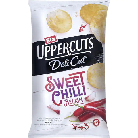 ETA Uppercuts Deli Cut Sweet Chilli Relish Chips 140g